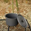 Camping Hanging Topf mit Großer Kapazität Aluminiumlegierung Leichtes Gewicht Im