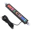 LED Scrolling Sign 12x72 Pixels 230x50mm Bluetooth APP Programmable LED