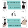 AZANU 6pcs Set Cold Brew Mason Jar Coffee Maker Accessories，32oz