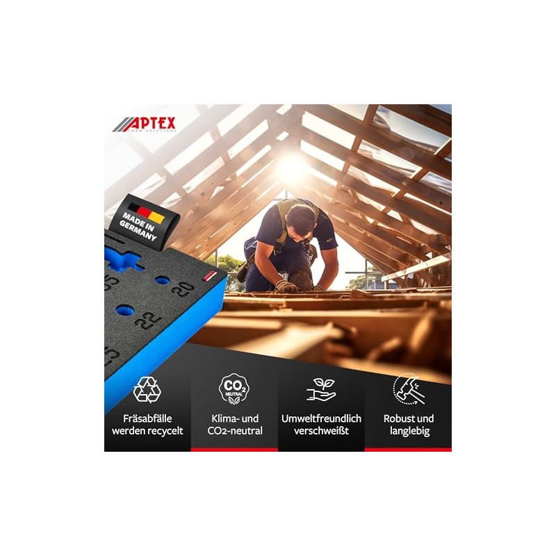 APTEX Foam Insert Suitable for Bosch Expert Hole Saws 20-76