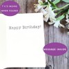 Funny Birthday Card for Men and Women (1 Premium Card,