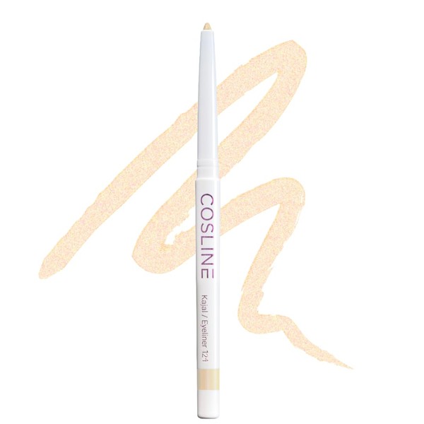 COSLINE Kajal and Eyeliner No. 124, Colour: Stardust, Smudge-proof and