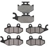 AHL Front and Rear Brake Pads Compatible with YAMAHA RHINO