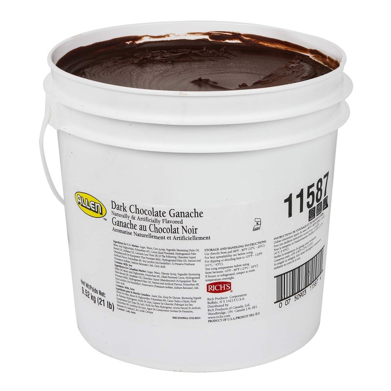 Rich's JW Allen Ganache, Ideal for Decorating Cakes, 20 lb