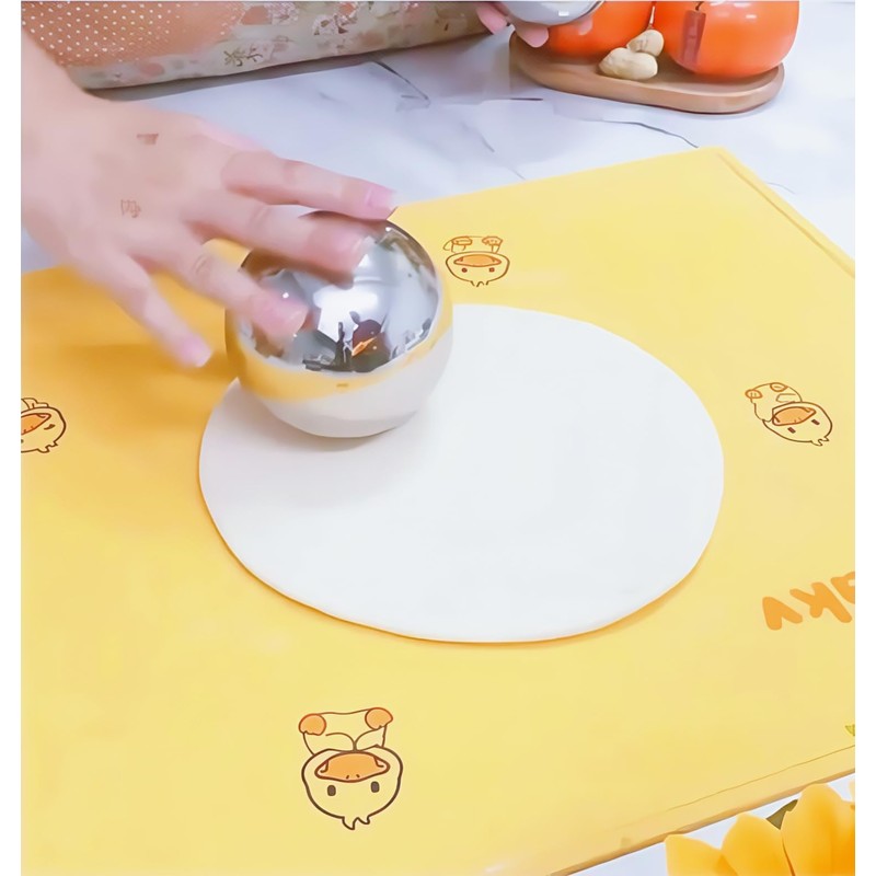 Rolling Dough Ball, Circular Rolling Ball, Smooth stainless steel rolling