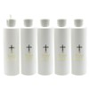 2/5 Pieces Holy Water Bottles 250 ml Religious Cross Easter