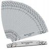 STALEKS EXPERT NFE-40-100/150-25 Half Moon Nail File Double-Sided Grit 100/150