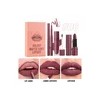 Set De Pintalabios 3 En 1 Con Brillo Labial E