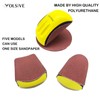 VOLSIVE 6 Inch Hand Sanding Blocks Rectangle and Mouse-Shaped Hook