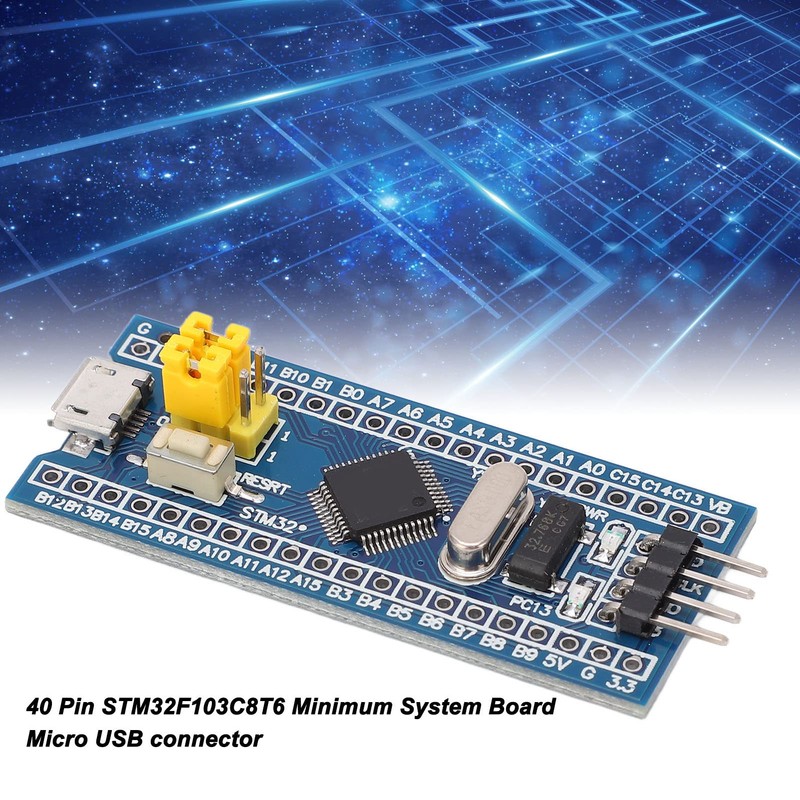 STM32F103C8T6 Mirco USB 40 Pin Minimum System Development Board Module