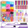 Hair Accessories for Girls, 1698 Pcs Hair Rubber Bands with