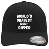 World's Okayest Heel Dipper - Soft Flexfit Baseball Hat Cap,