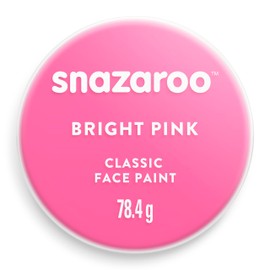 Snazaroo Classic Face and Body Paint for Kids and Adults, Bright Pink Colour, Water Based, Easily Washable, Non-Toxic, Makeup, Body Painting for Parties, for Ages 3+