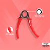 Nivia Plastic Hand Gripper | Multicolour | Material : Alloy