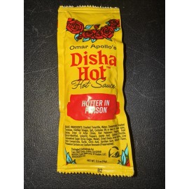 Taco Bell 30 Omar Apollo’s Disha Hot, Hot Sauce Packet Taco Bell LIMITED EDITION 0.5 OZ