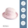 Scala Sombrero de algodón de ala Mediana para Mujer, Verde