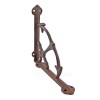Unbranded 2 Cast Iron Anchor Shelf Brackets Cast Iron Nautical