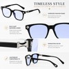 Oversized Blue Light Glasses for Women – Rhinestone Decor Computer