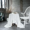 apott Ruffle Table Cloths White Table Linens Rectangular Farmhouse Kitchen