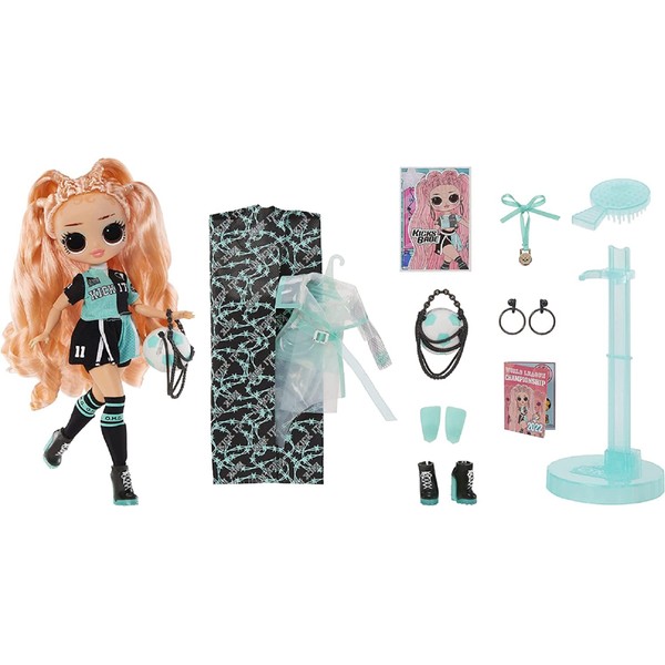 L.O.L. Surprise! LOL Surprise OMG Sports Fashion Doll Kicks Babe with 20 Surprises – Great Gift for Kids Ages 4+