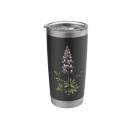 Vintage Botanical Lupine Flower Girl Cute Floral Plant Mom Stainless Steel Insulated Tumbler