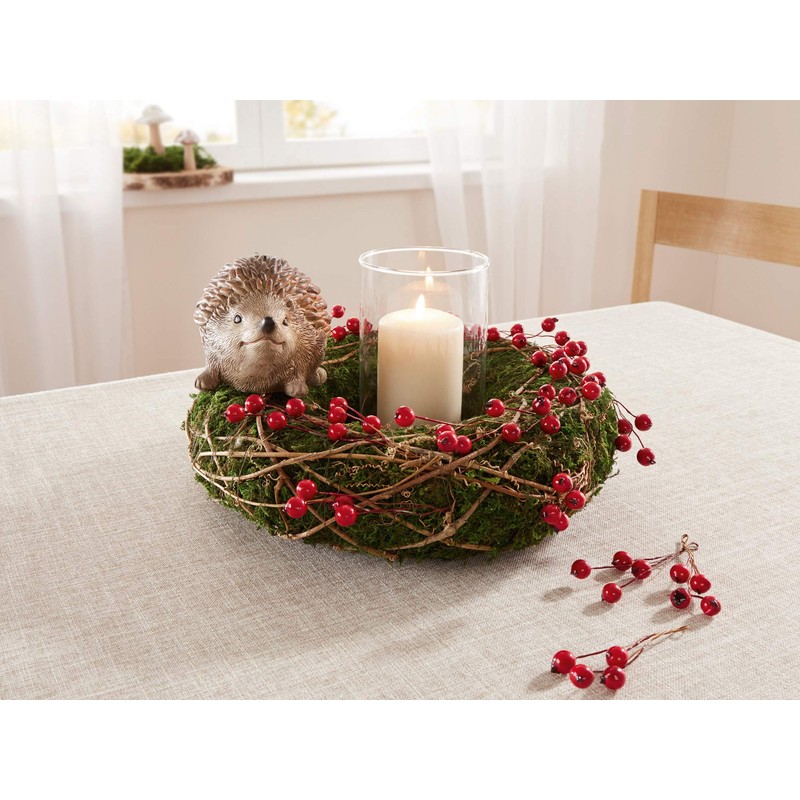 Moss Wreath, Decorative Wreath, Door Wreath, Advent Wreath Approx. Diameter