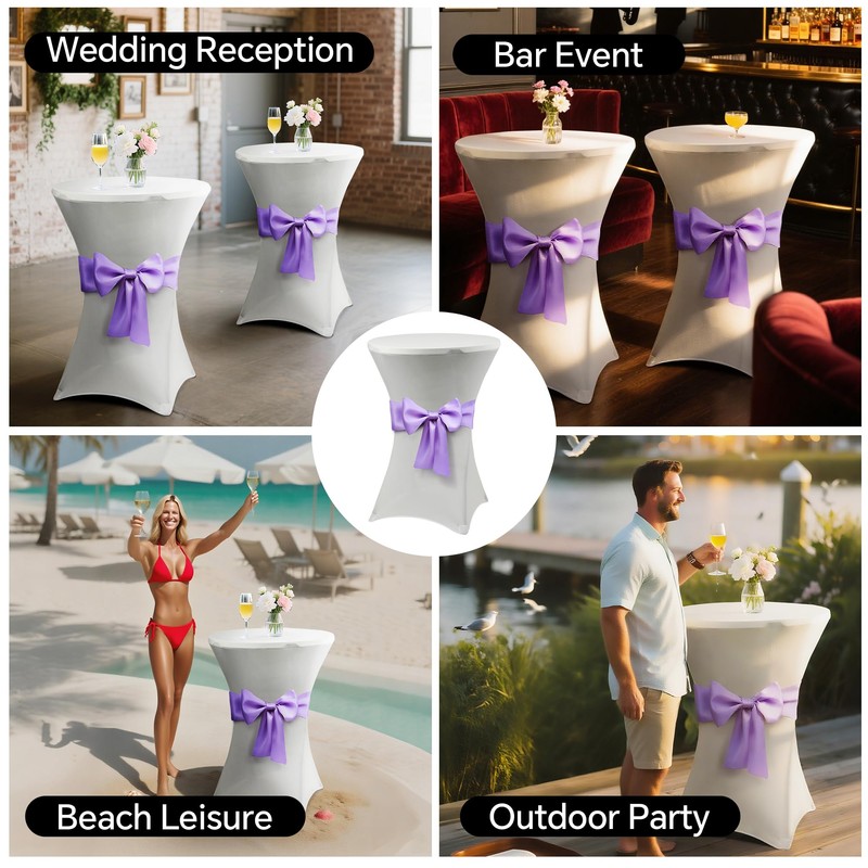 YpbbyKit Cocktail Table Cover Tablecloth for Bar Pub Round Bar