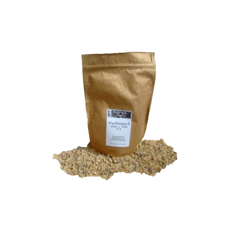 Naturix24 - Incense Olibanum Indian 1st Choice - 50g Bag