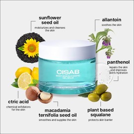 Soothing Cleansing Gel Balm 3.38 fl.oz.. | Korean Makeup Remover & Facial Cleanser for Sebum Control