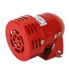 Industrial Motor Alarm Bell Red Color Steel Mini Horn Sound