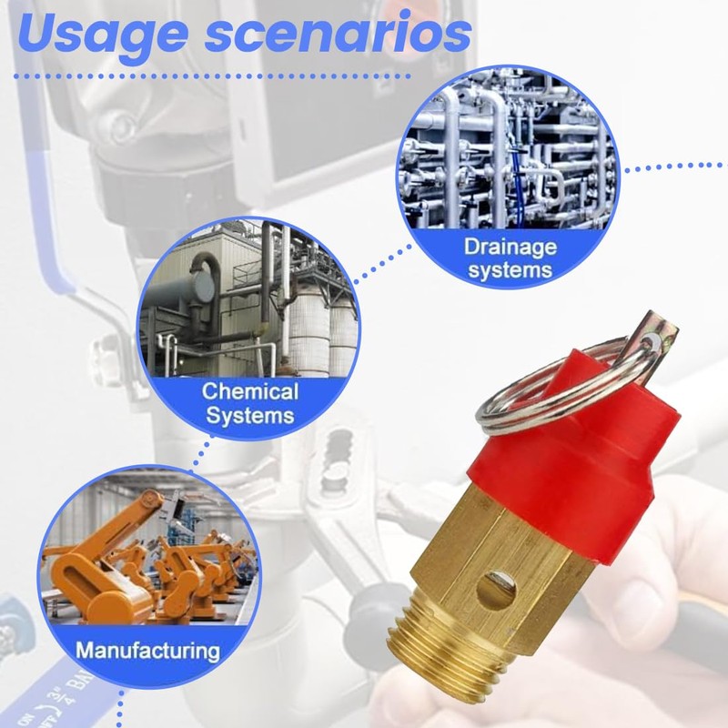GXGM Brass Compressor Safety Pressure Relief Valve Pressure Regulator Pressure