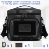 FlowFly Lunch Bag, Insulated Cooler, Thermal Lunch Box Tote with
