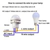 5/10Pcs PIR Infrared Motion Sensor Detector Smart Switch 110V Light