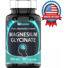 Magnesium Glycinate Glicinato De Magnesio De Maxima Potencia 300 Mg 90 Capsulas ys new usa