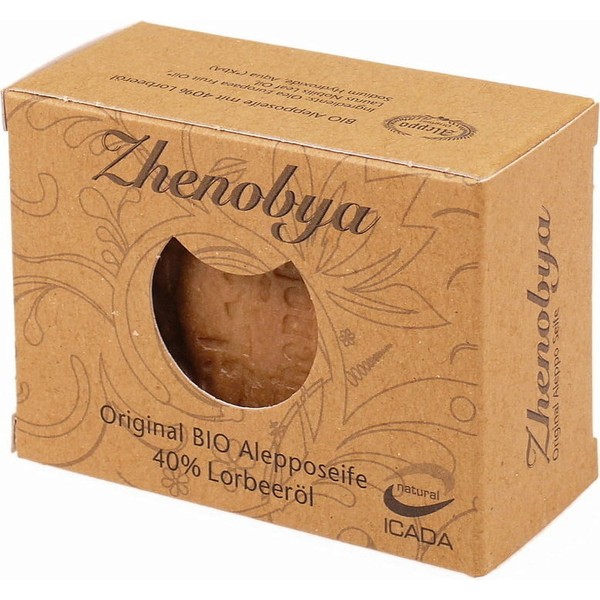 Zhenobya Original Aleppo Soap 40% Bay Leaf Oil, 170 g