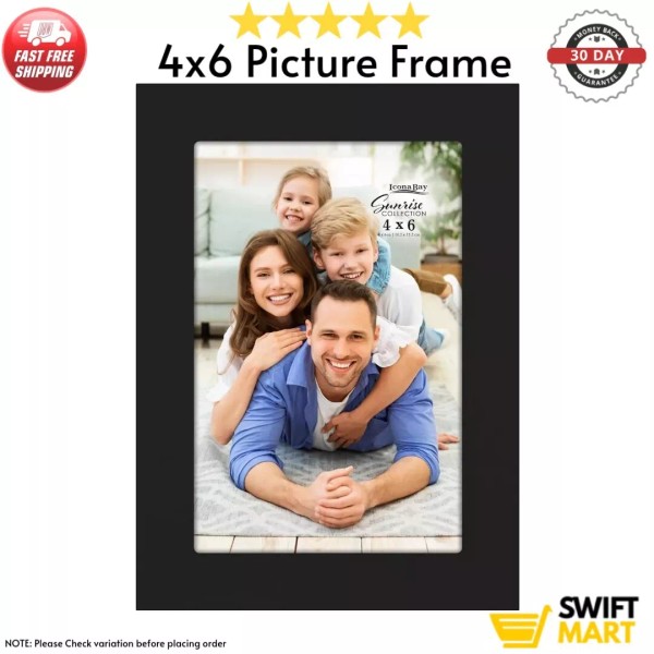 Branded 4x6 Picture Frame Photo Frame for Wall Mounting Display