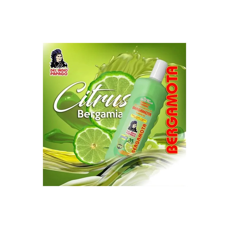 Shampoo Herbal De Bergamota 1.1l Del Indio Papago