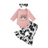 MAINESAKA Baby Girl Weastern Bell Bottom Outfit Cute Summer Cowgirl