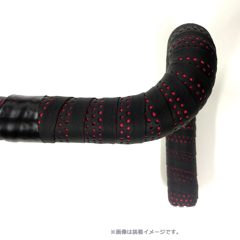 NOGUCHI NBT-004 015161 Bar Tape, Black/Red