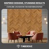 TIMBERCHiC 100% Wood Wall Planks - Made in USA -