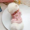 Knitted Dog Sweater for Small Dogs Cats Thick Warm Puppy