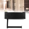 Toilet Tissue Holder Box Stainless Steel Black Wall Mounted Toilet