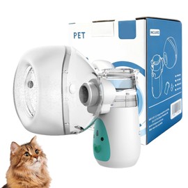 STARSUM Portable Cat Inhaler with Cat Mask, Low Noise, Strong and Weak Modes for Cats & Small Dogs, Green S Size