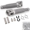 Hokuotolite Foot Pegs Front Cyclist Driver Foot Rest for Kawasaki