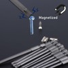 Torx Long Screwdriver Bit Set 1/4 Inch Magnetic Star Head