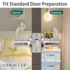 Door Handle Lock with Keys, Internal Door Lock with Adjustable