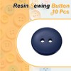 sourcing map 10pcs Resin Sewing Button, 20mm (3/4-inch) 2 Holes