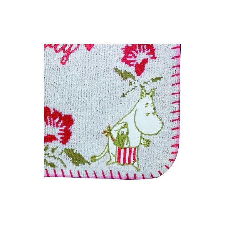 Marushin Moomin 1405039100 Mini Towel, Moomin, Mama's Tea Party, Handkerchief,
