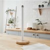 Swan SWKA17511WHTN Nordic Scandi Towel Pole/Kitchen Roll holder with Non-slip