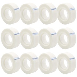 OWLKELA 12 Rolls Matte Adhesive Tape, Matte Finish Invisible Tape, Foggy Translucent Tape Great for Correction and Labeling, Compatible with Standard Tape Dispenser, 0.7 in x 1000 Inches